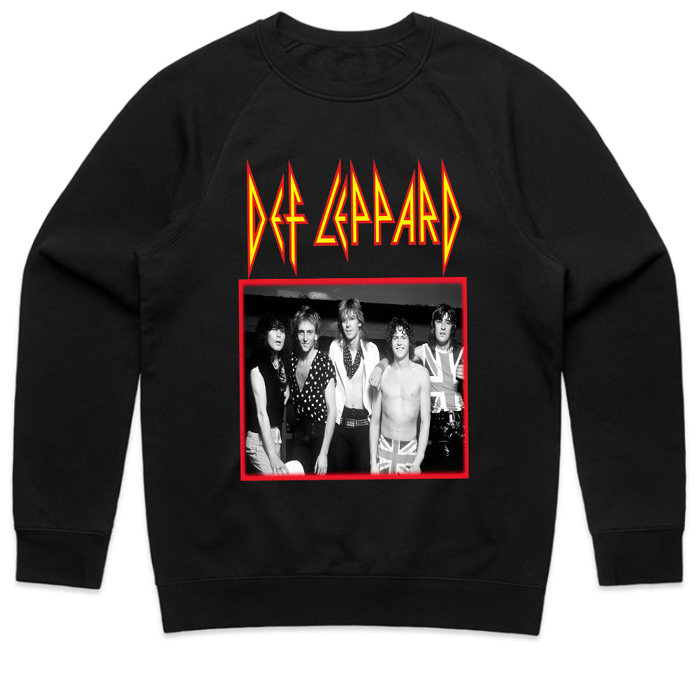 Def Leppard Classic Band Photo T-Shirt β Vintage Hard Rock & Metal Tee