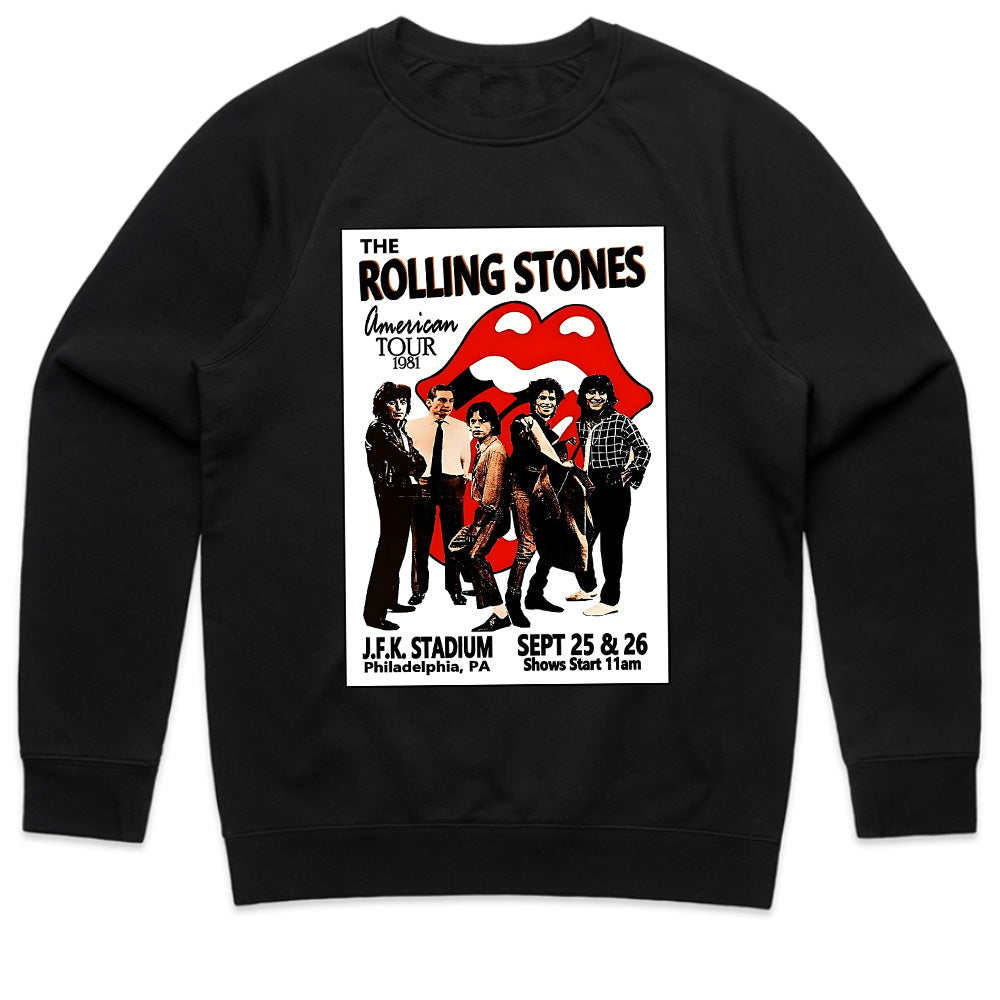 The Rolling Stones 1981 American Tour T-Shirt – Vintage Concert Poster Tee