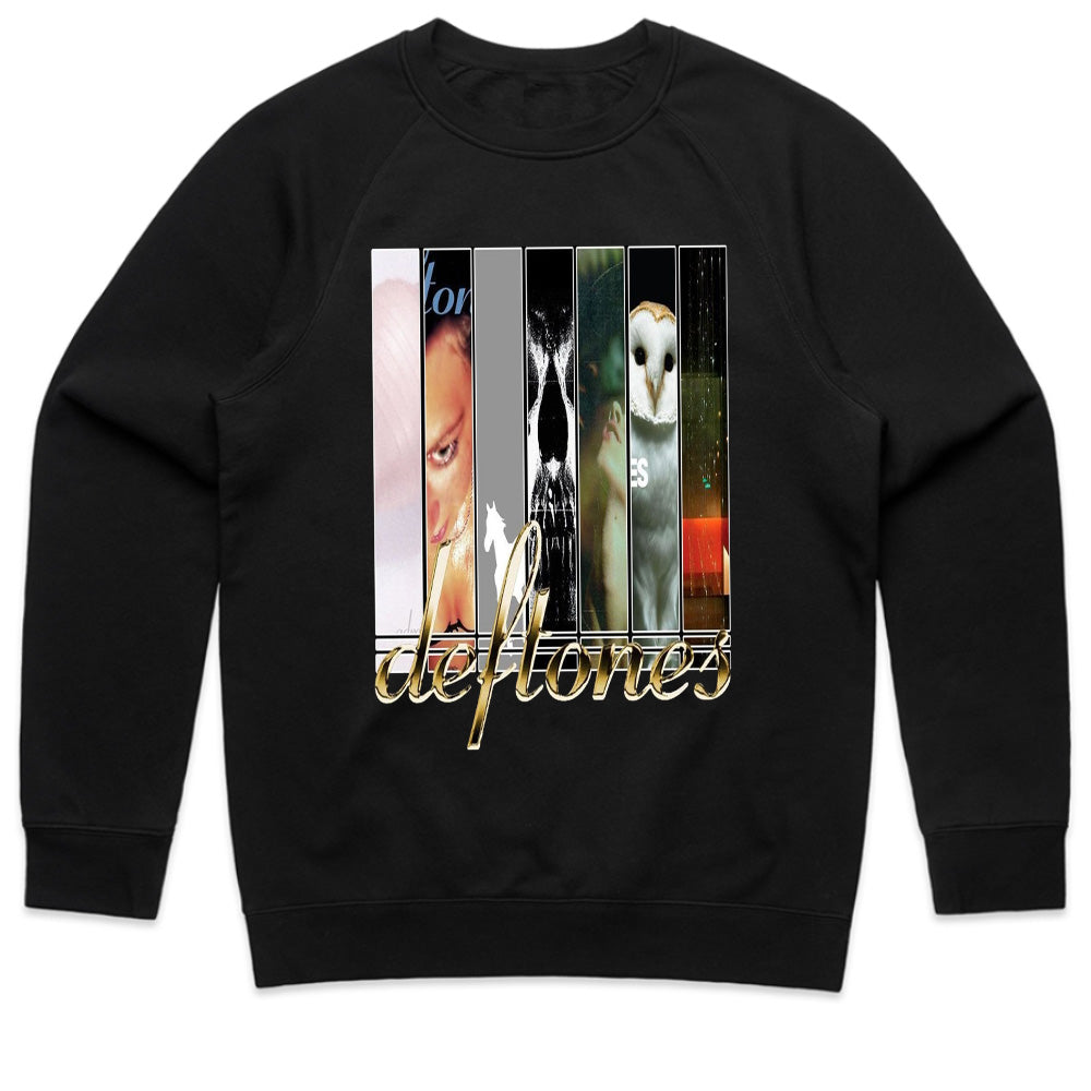 Deftones Album Cover Collage T-Shirt β Alternative Metal Discography Tee