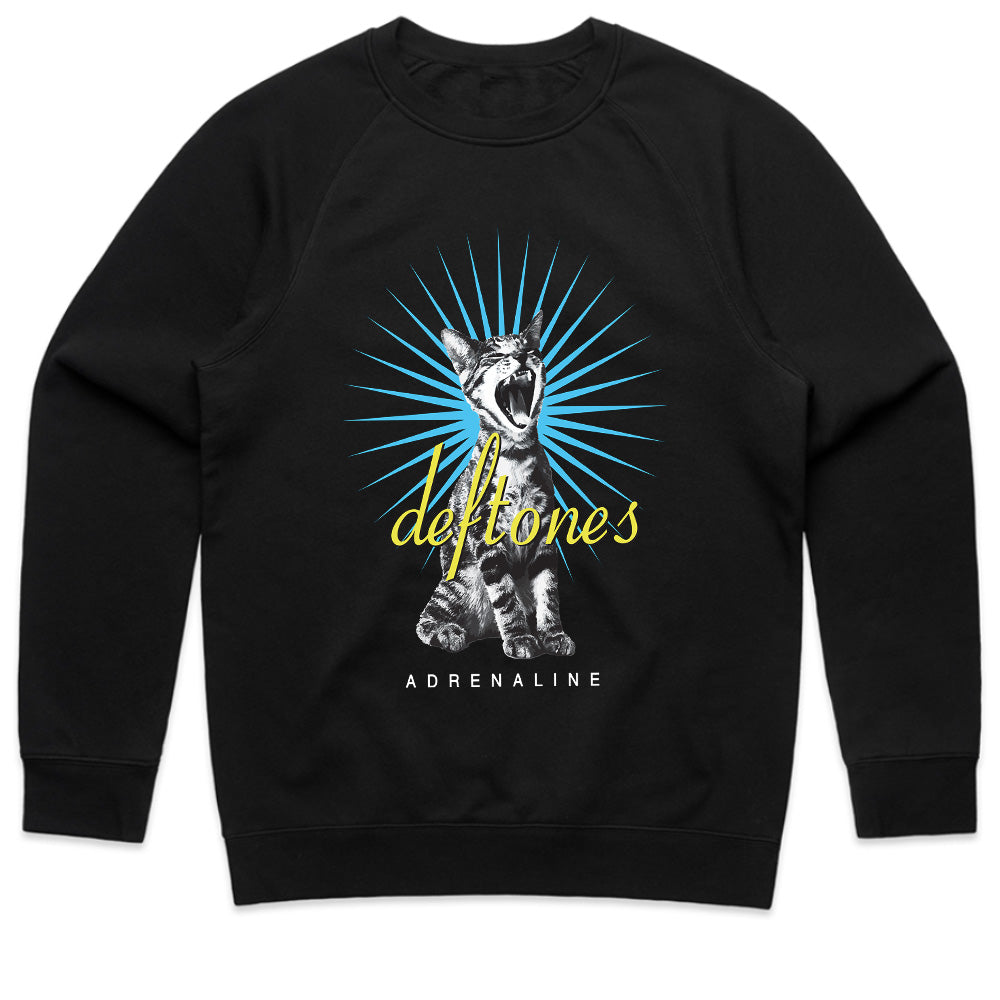Deftones Adrenaline Yawning Cat T-Shirt β Alternative Metal Album Tee