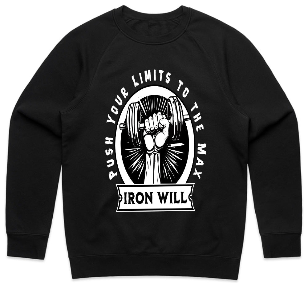 "Iron Will Gym T-Shirt β Push Your Limits to the Max Fitness Tee"