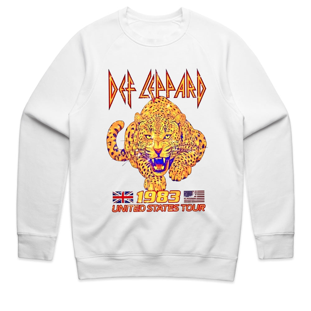 Def Leppard 1983 U.S. Tour T-Shirt β Retro Rock Concert Tee