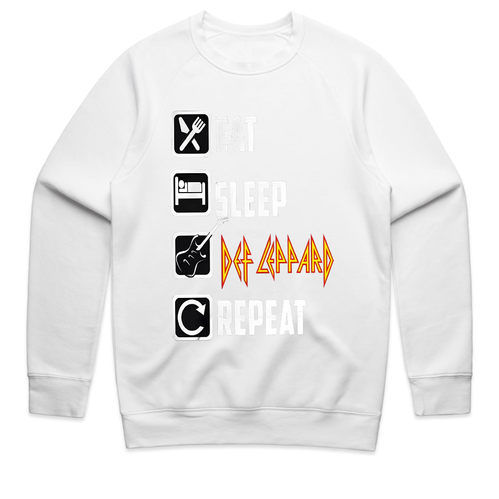 Eat Sleep Def Leppard Repeat – Rock & Roll Lifestyle T-Shirt