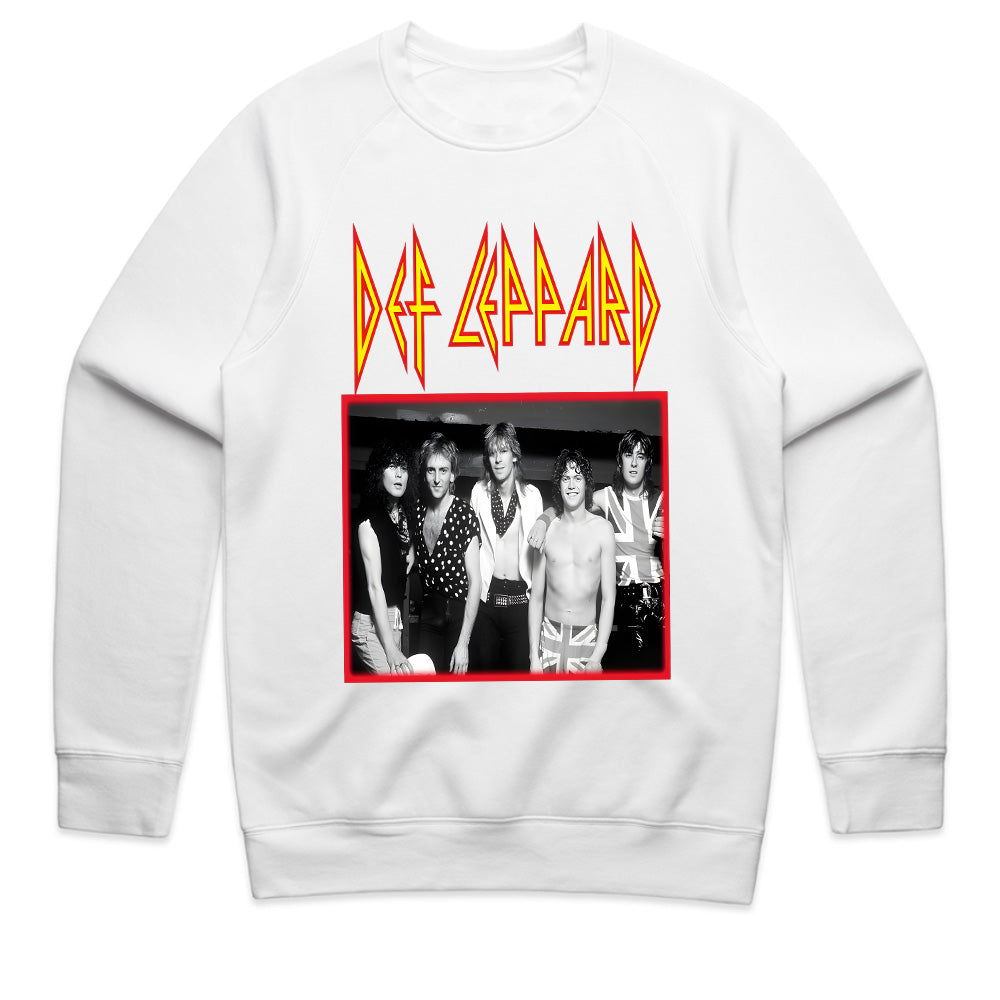 Def Leppard Classic Band Photo T-Shirt β Vintage Hard Rock & Metal Tee