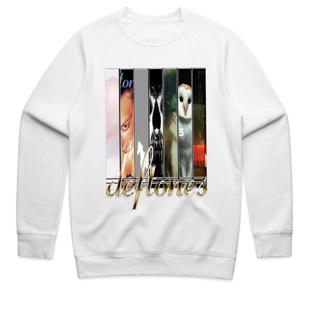 Deftones Album Cover Collage T-Shirt β Alternative Metal Discography Tee
