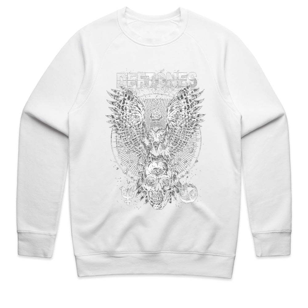 Deftones Mystical Owl & Skull T-Shirt β Dark Metal Aesthetic Tee