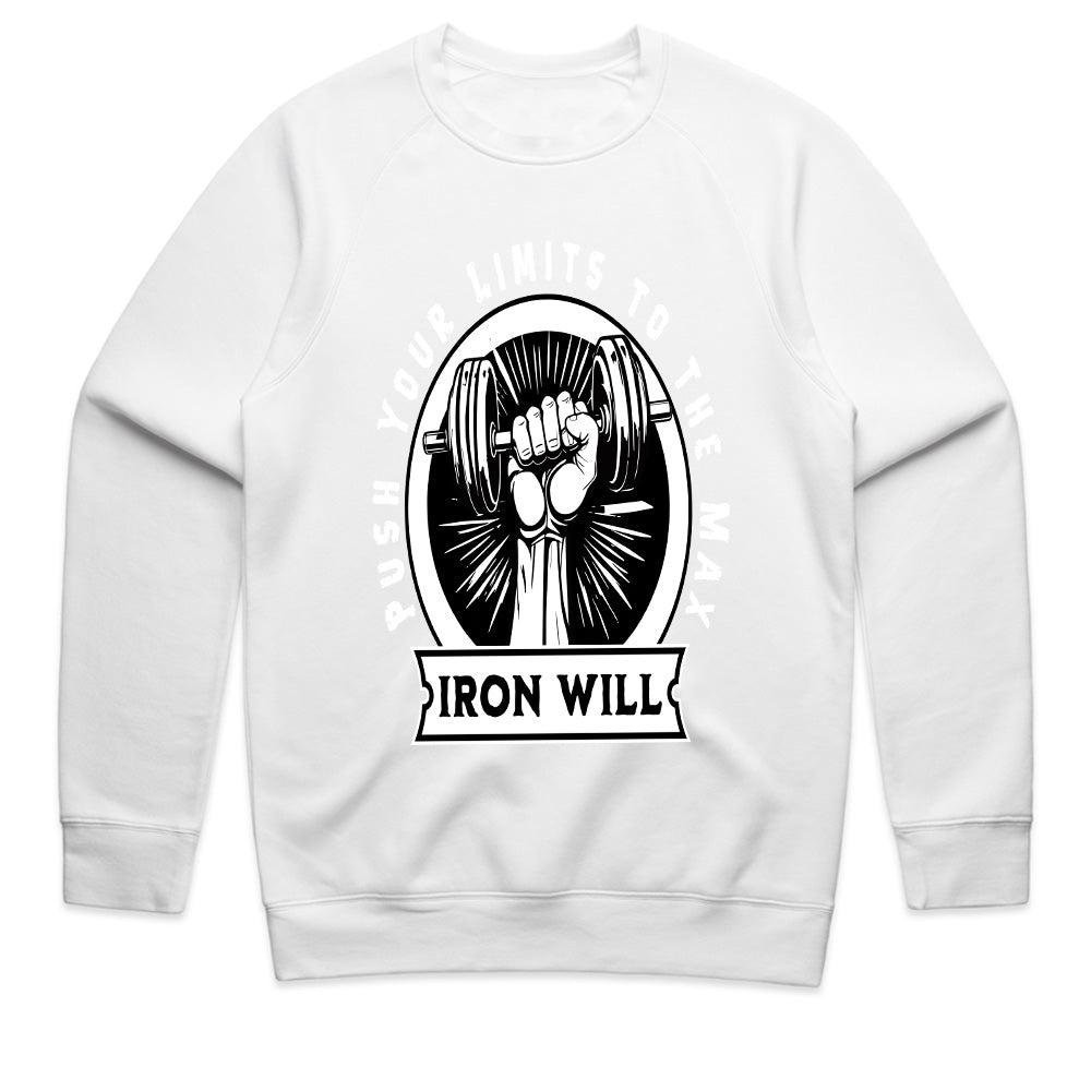"Iron Will Gym T-Shirt β Push Your Limits to the Max Fitness Tee"