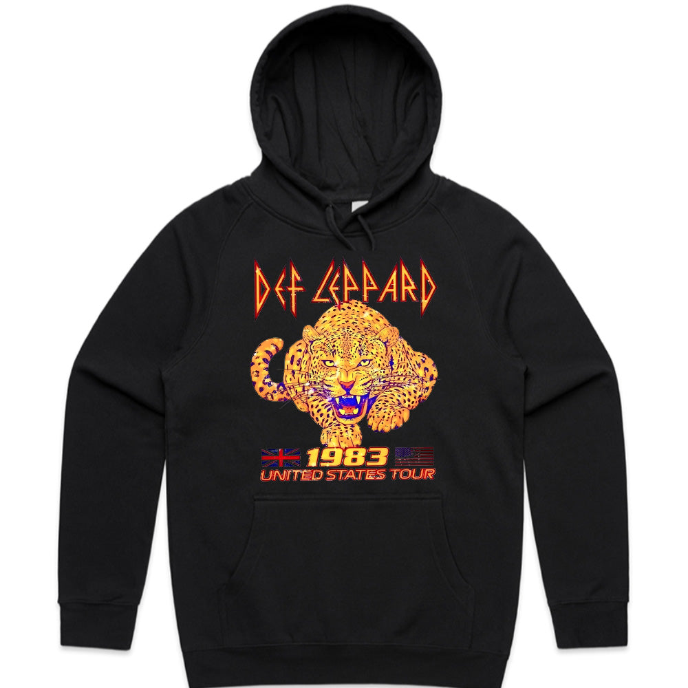 Def Leppard 1983 U.S. Tour T-Shirt β Retro Rock Concert Tee