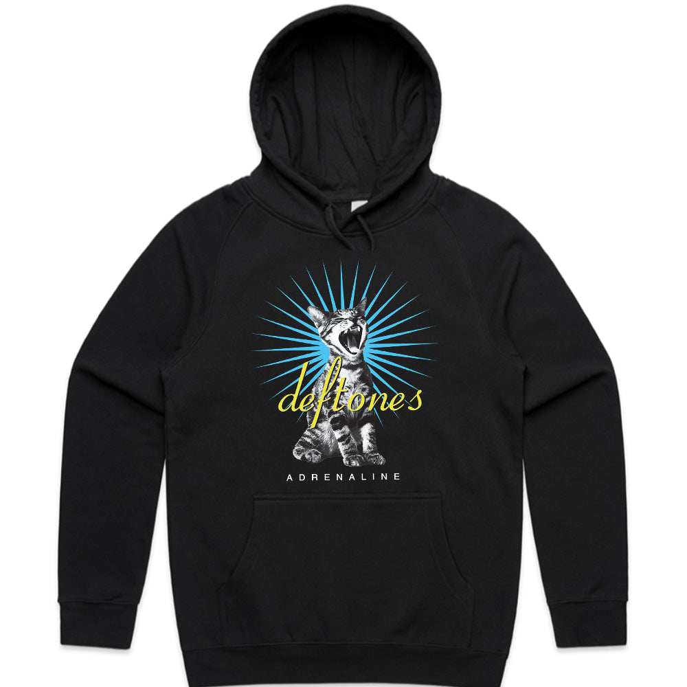 Deftones Adrenaline Yawning Cat T-Shirt β Alternative Metal Album Tee