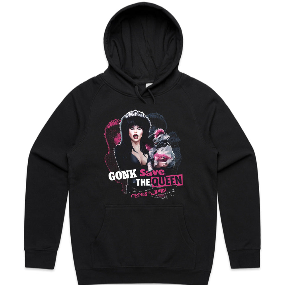 Elvira Mistress of the Dark T-Shirt β Gonk Save the Queen Retro Design