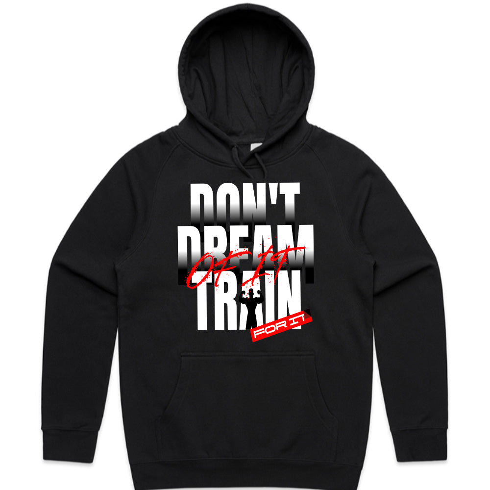 "Don't Dream of It, Train for It" Motivational Workout T-Shirt