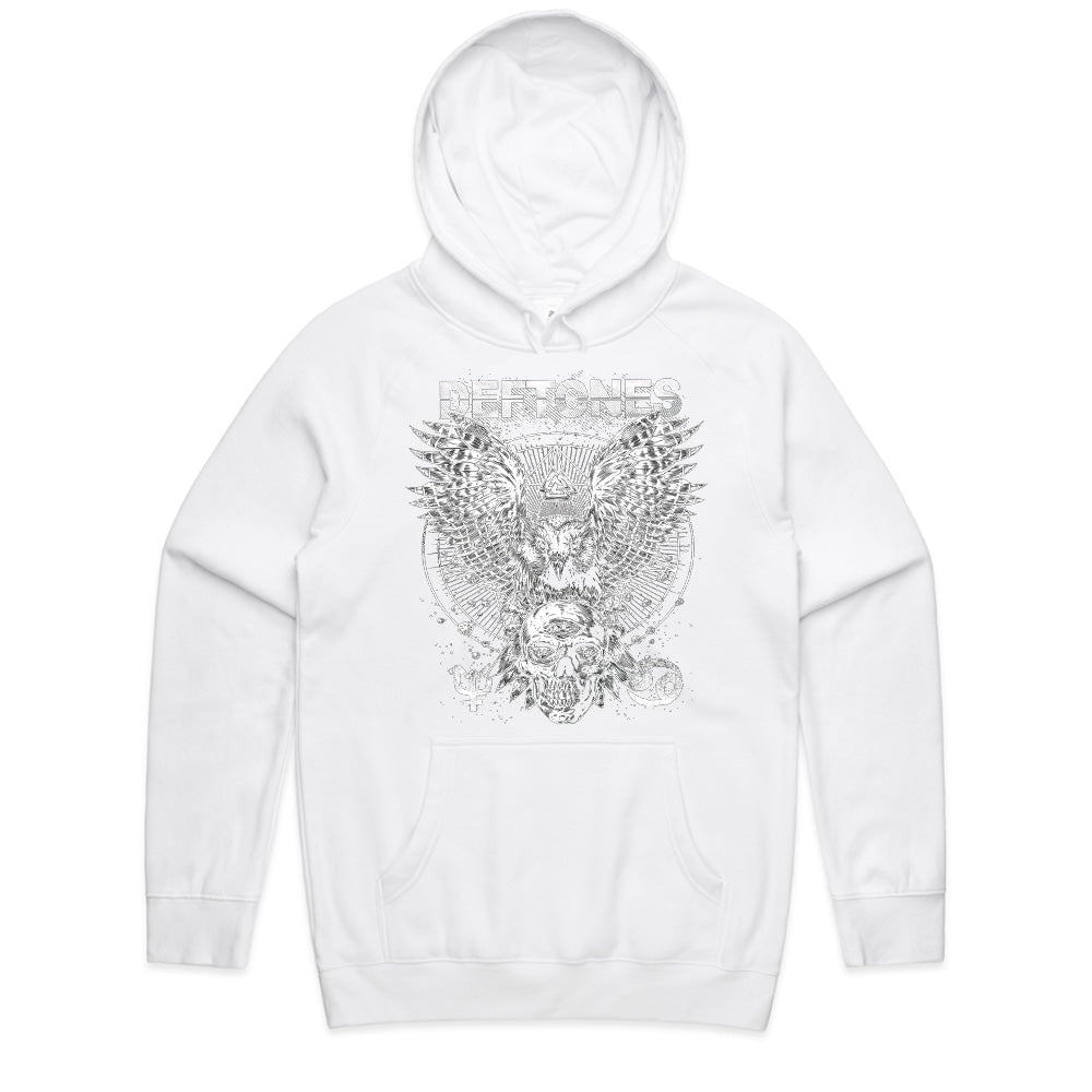 Deftones Mystical Owl & Skull T-Shirt β Dark Metal Aesthetic Tee