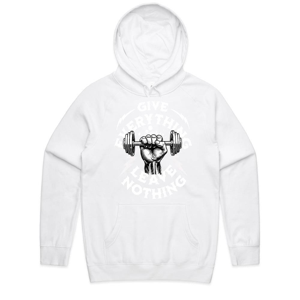 "Give Everything, Leave Nothing" Gym Motivation T-Shirt – Hardcore Fitness Apparel