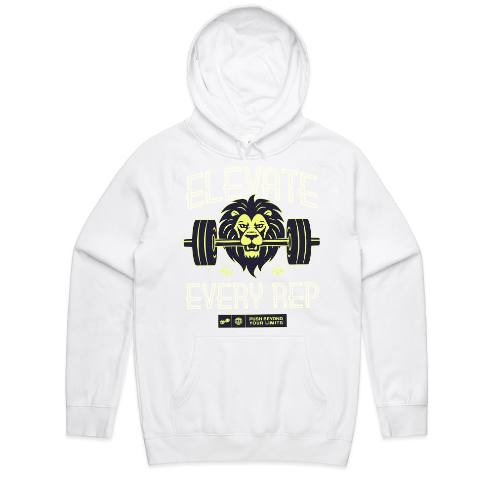 "Elevate Every Rep" Lion Gym T-Shirt – Push Beyond Your Limits