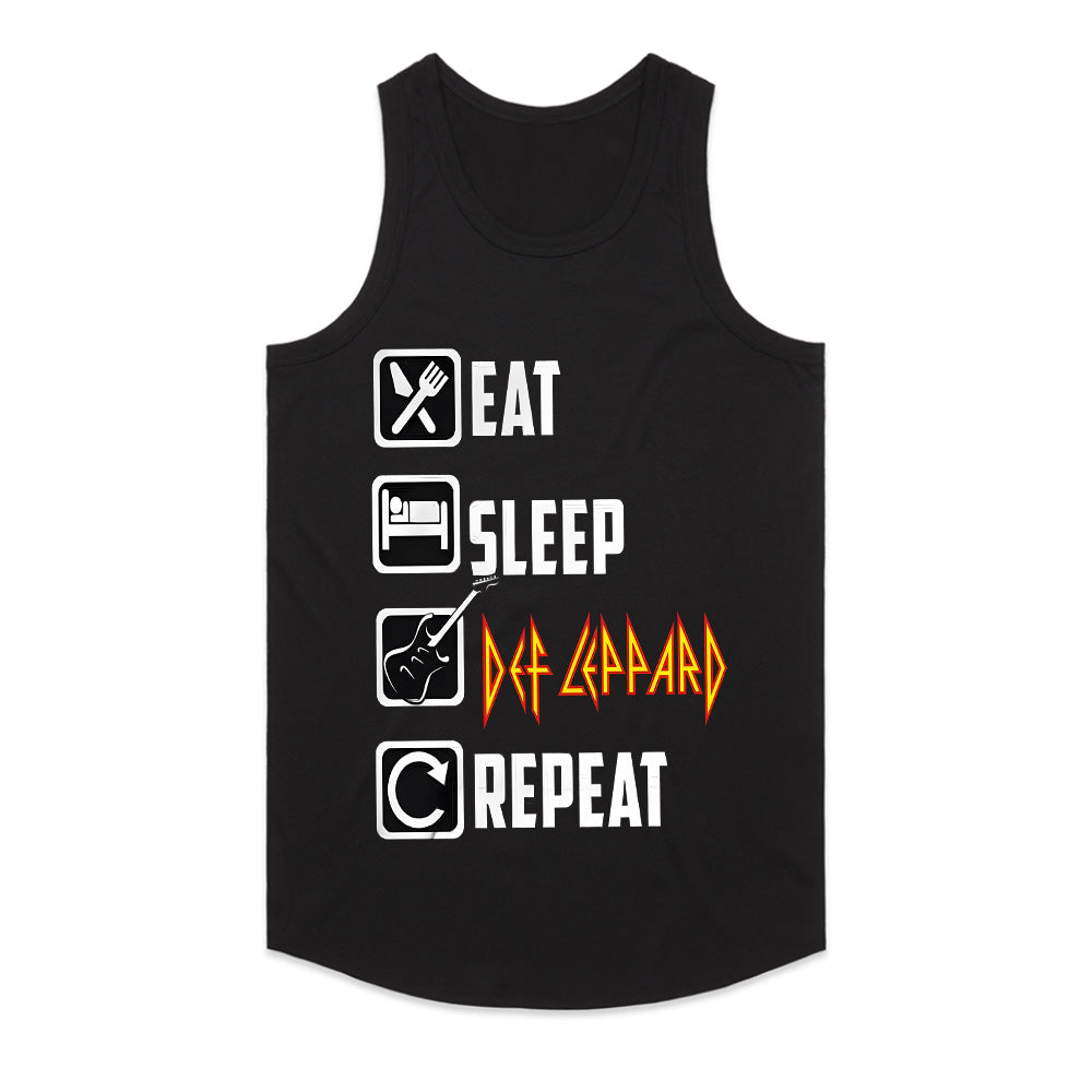 Eat Sleep Def Leppard Repeat – Rock & Roll Lifestyle T-Shirt