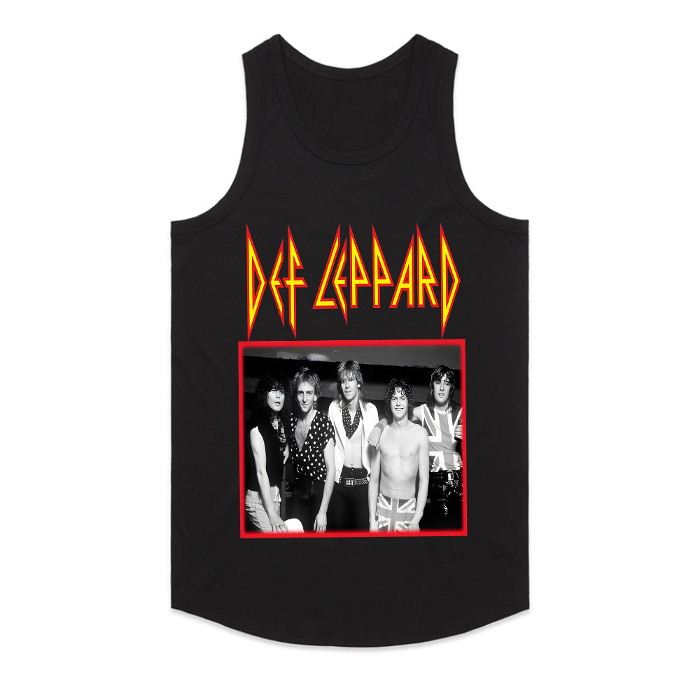 Def Leppard Classic Band Photo T-Shirt β Vintage Hard Rock & Metal Tee