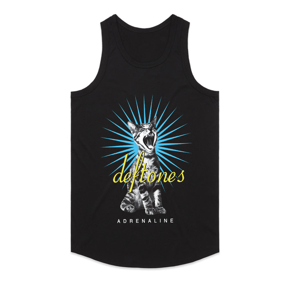 Deftones Adrenaline Yawning Cat T-Shirt β Alternative Metal Album Tee