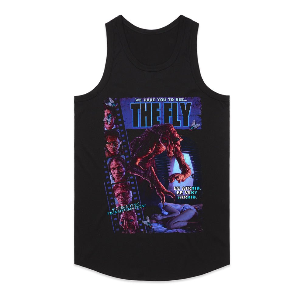 The Fly Horror T-Shirt – Classic Sci-Fi Body Horror Transformation Design