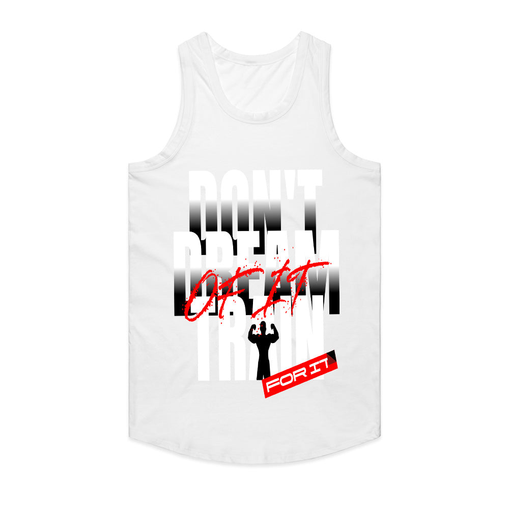 "Don't Dream of It, Train for It" Motivational Workout T-Shirt