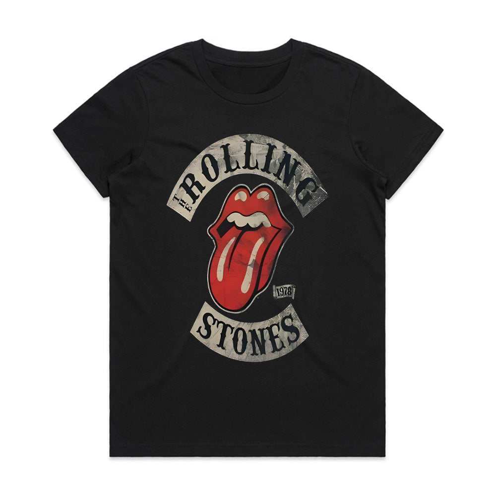 The Rolling Stones 1978 Vintage Logo T-Shirt – Classic Rock Distressed Tee