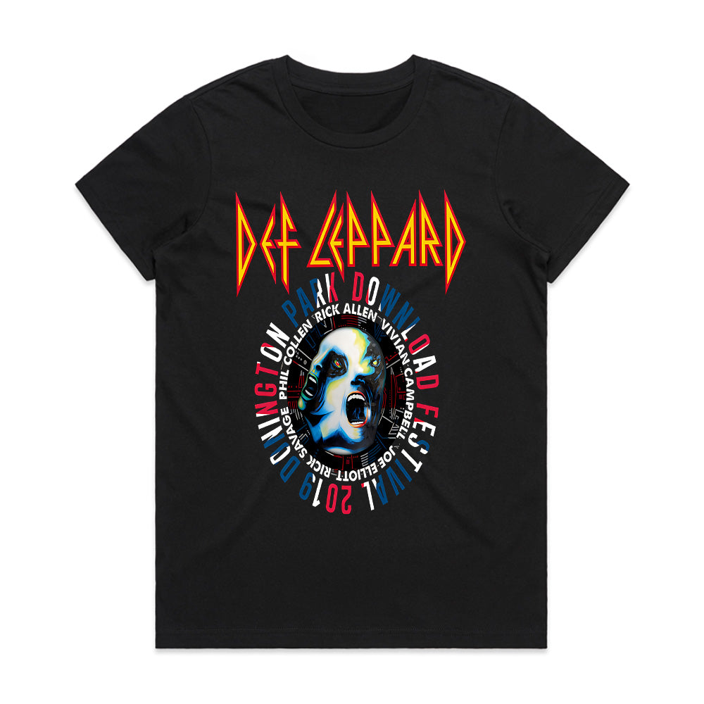 Def Leppard Download Festival 2019 T-Shirt β Donington Park Rock Concert Tee