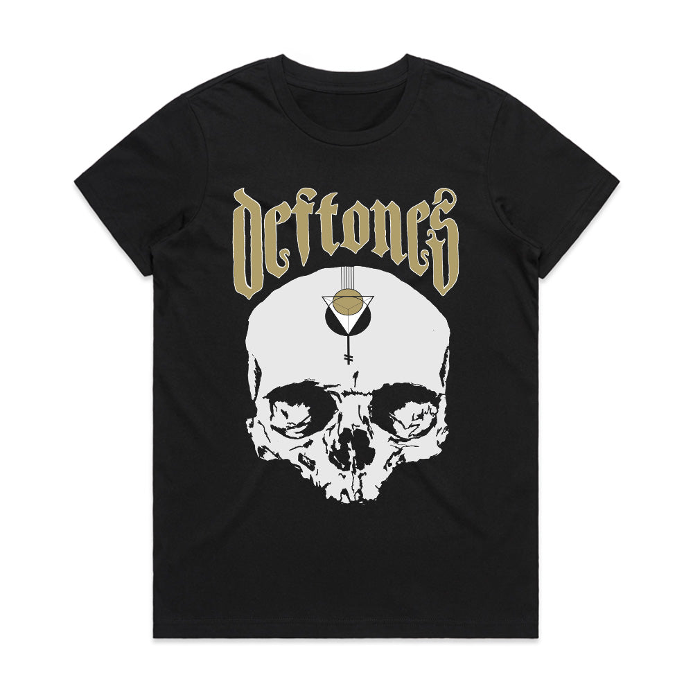 Deftones Gothic Skull T-Shirt β Dark Alternative Metal Band Tee