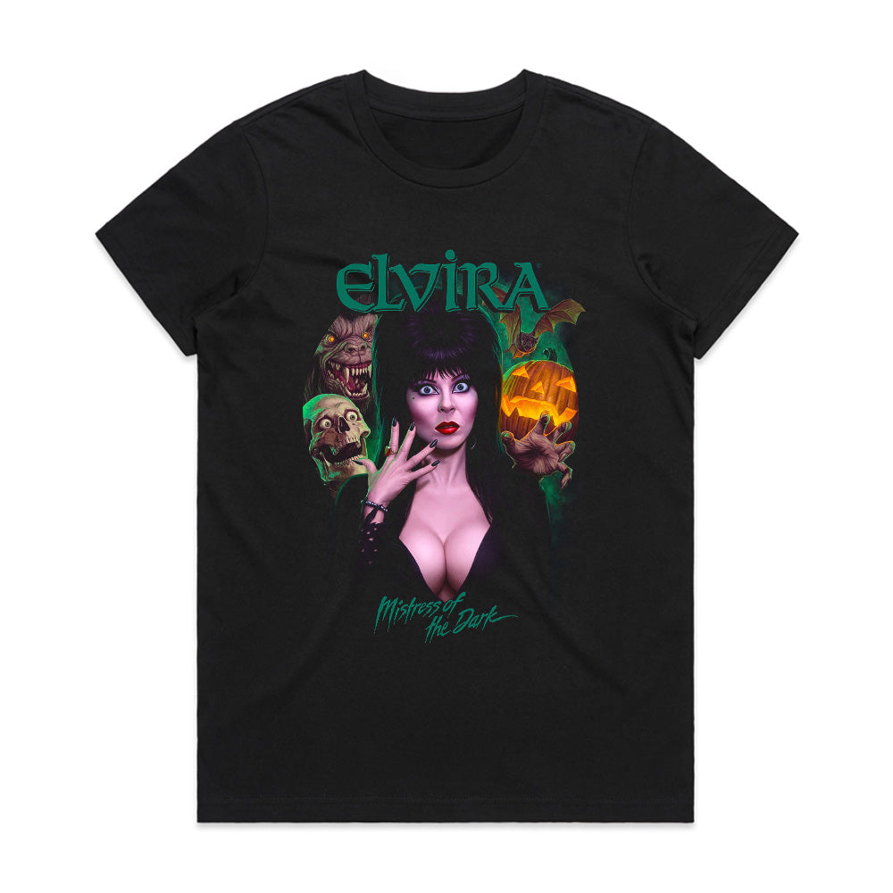 Elvira Mistress of the Dark T-Shirt β Classic Horror Queen Retro Design