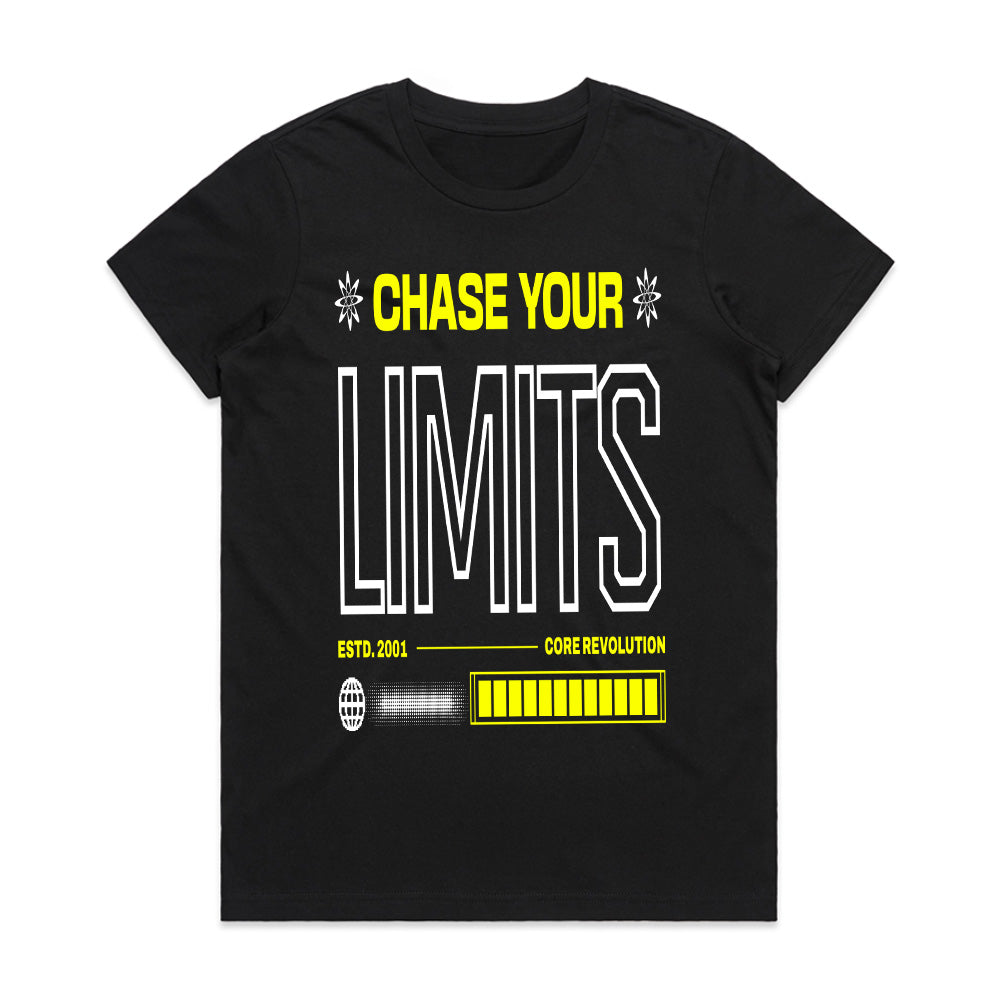 "Chase Your Limits" Motivational Workout T-Shirt – Push Beyond Boundaries