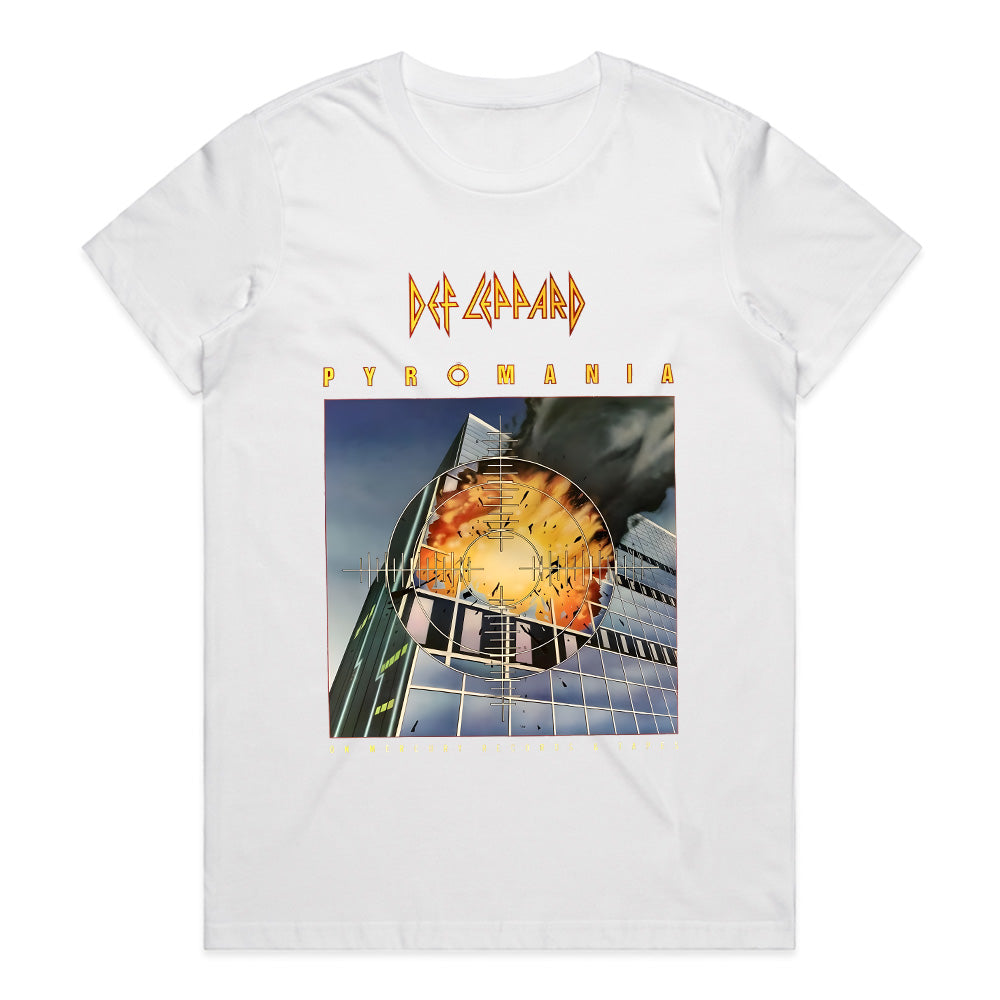 Def Leppard Pyromania Album Cover T-Shirt – Classic Hard Rock Tribute