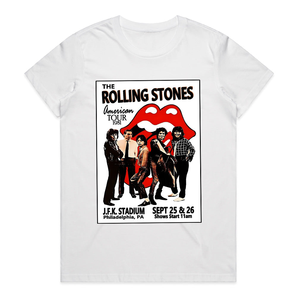 The Rolling Stones 1981 American Tour T-Shirt – Vintage Concert Poster Tee