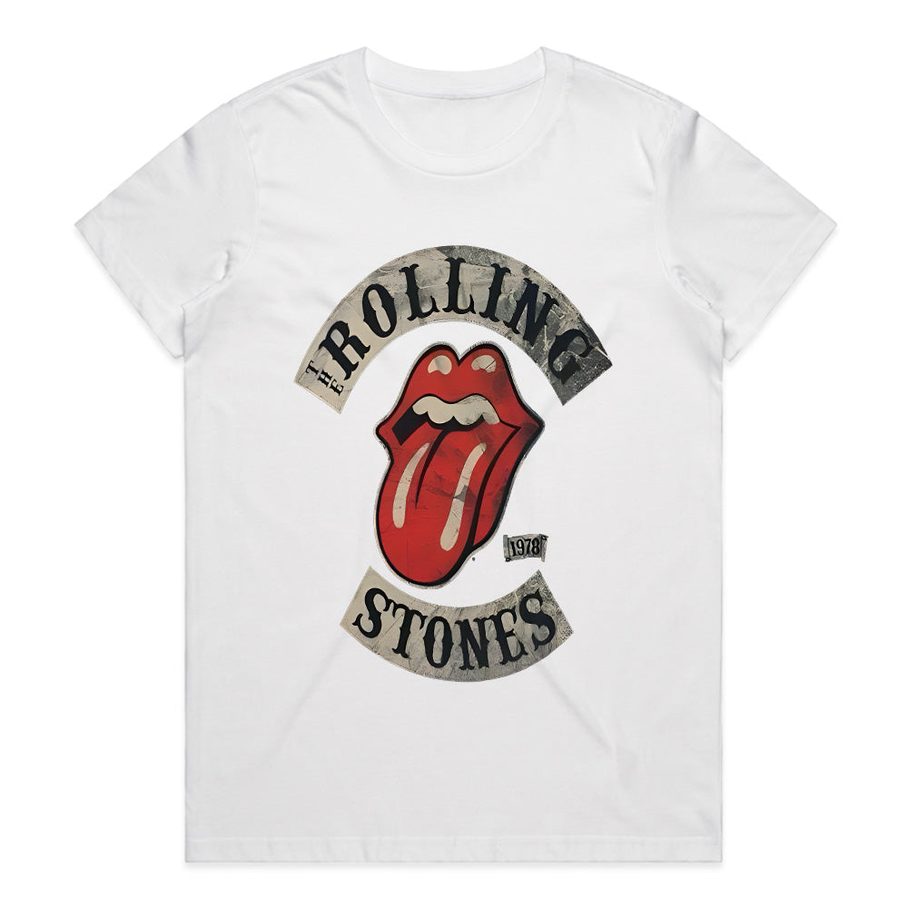 The Rolling Stones 1978 Vintage Logo T-Shirt – Classic Rock Distressed Tee