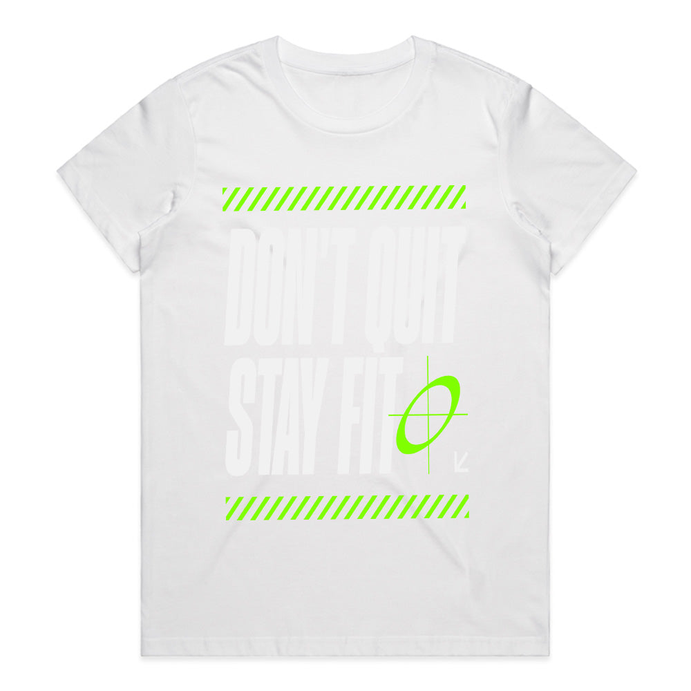 "Don't Quit Stay Fit Motivational Gym T-Shirt β Bold Fitness Apparel"