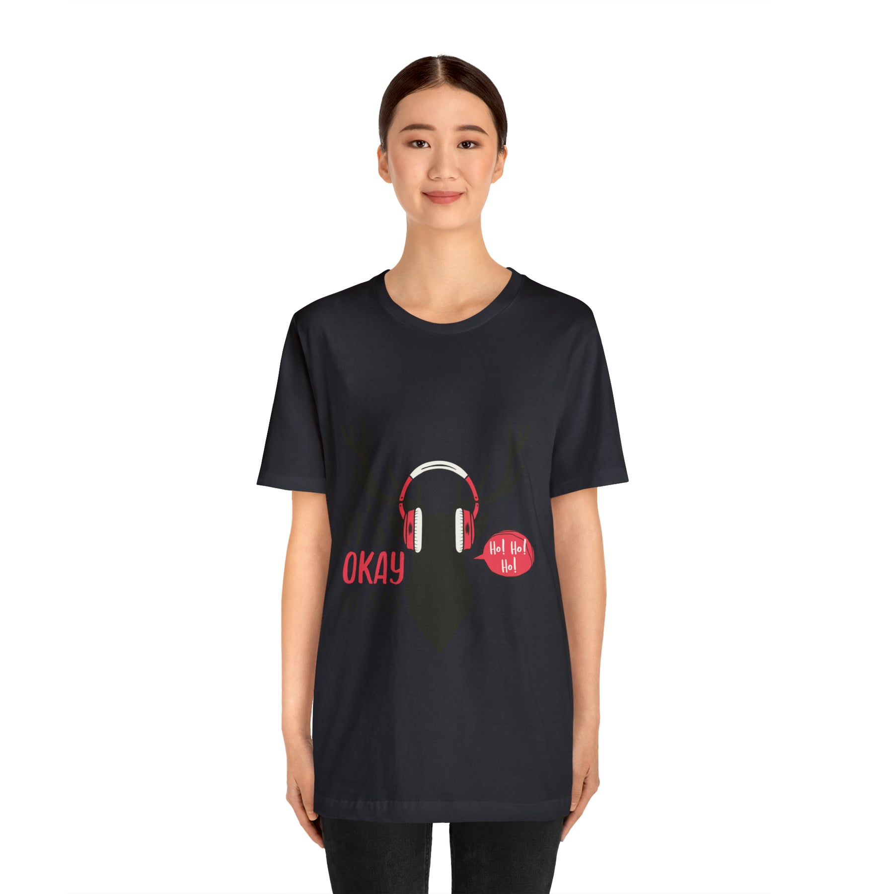 It's Okay To Say Ho Ho Ho - Unisex Jersey Short Sleeve Tee