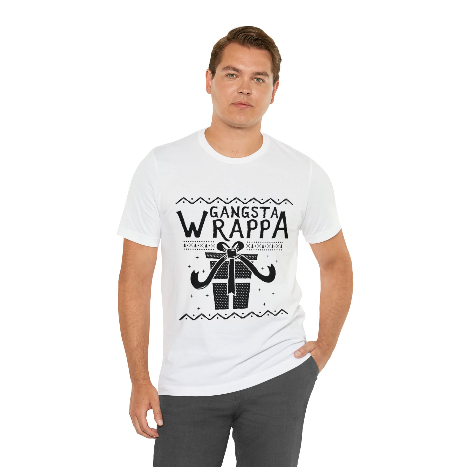 Gangsta Wrapper - Unisex Jersey Short Sleeve Tee