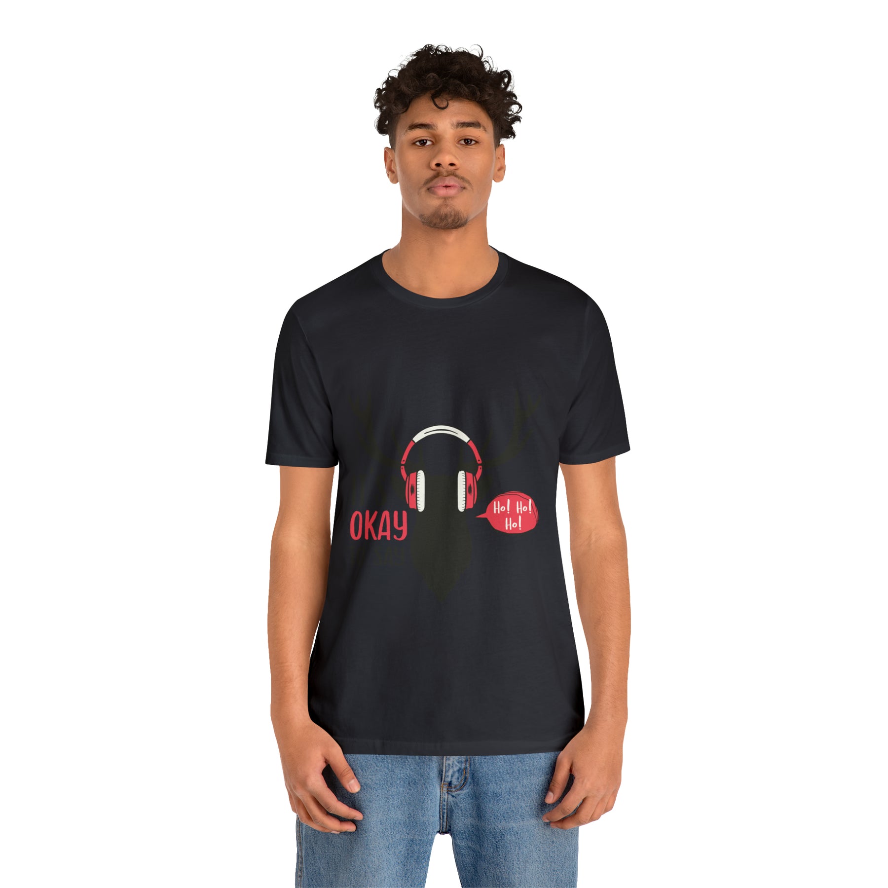 It's Okay To Say Ho Ho Ho - Unisex Jersey Short Sleeve Tee