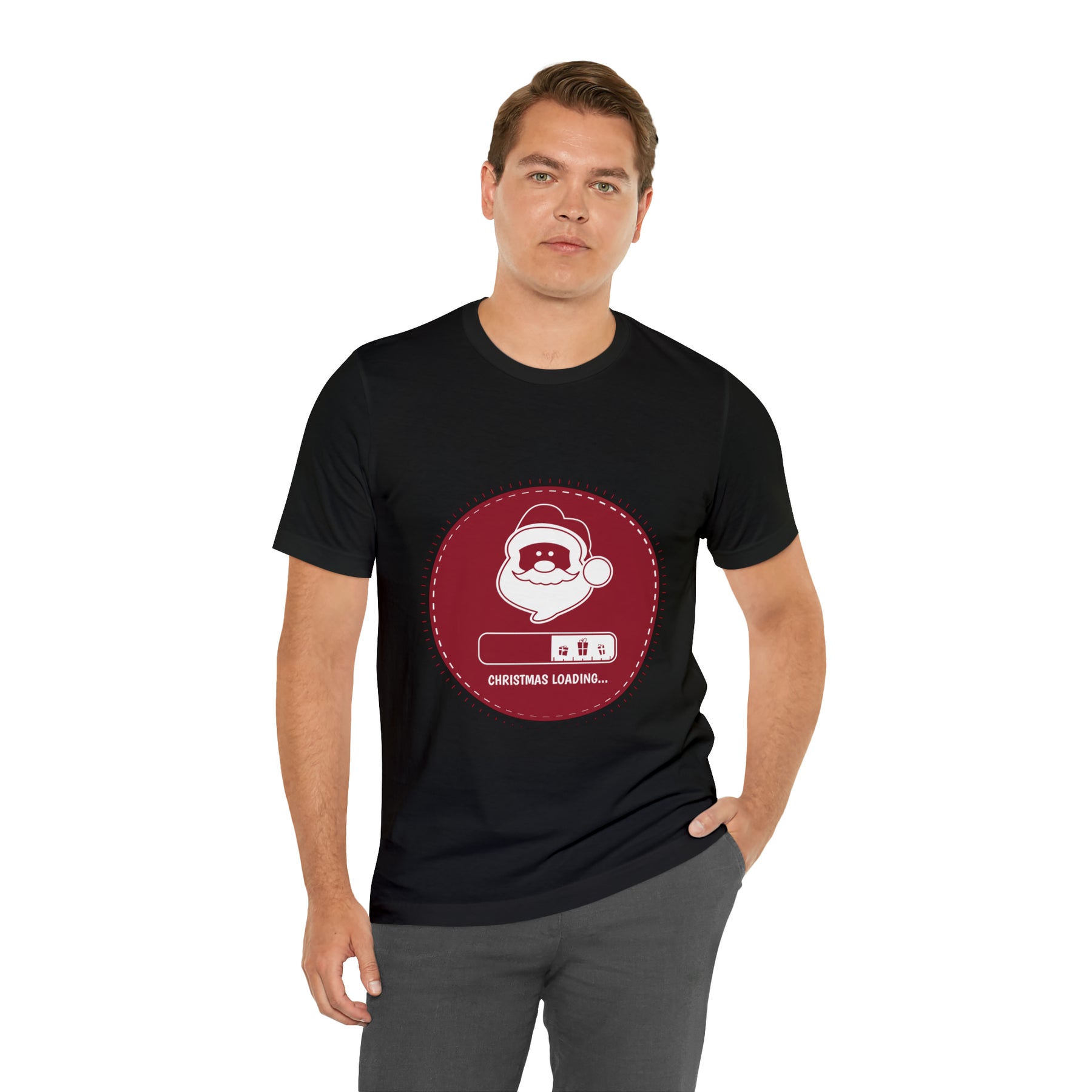 Christmas Loading - Unisex Jersey Short Sleeve Tee