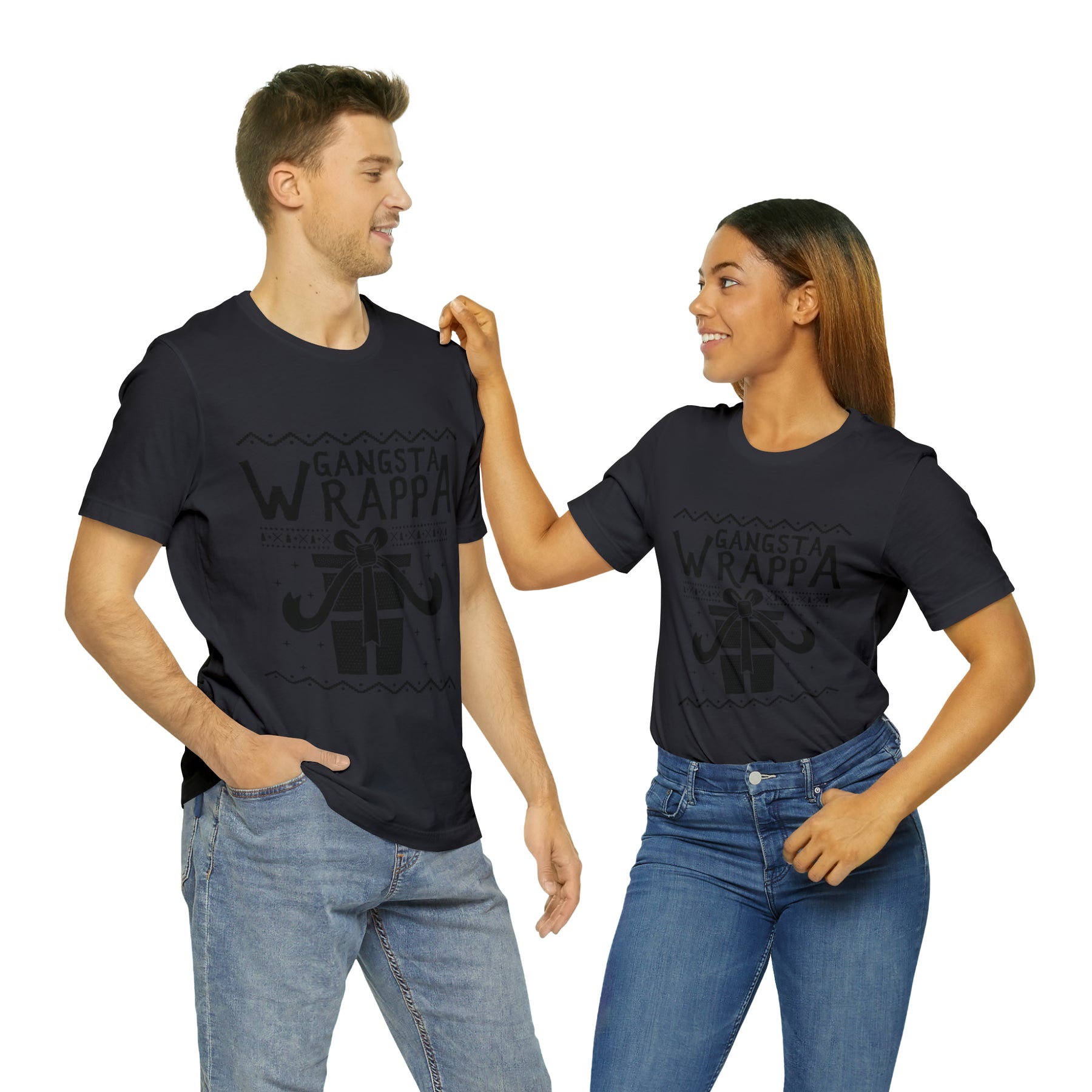 Gangsta Wrapper - Unisex Jersey Short Sleeve Tee