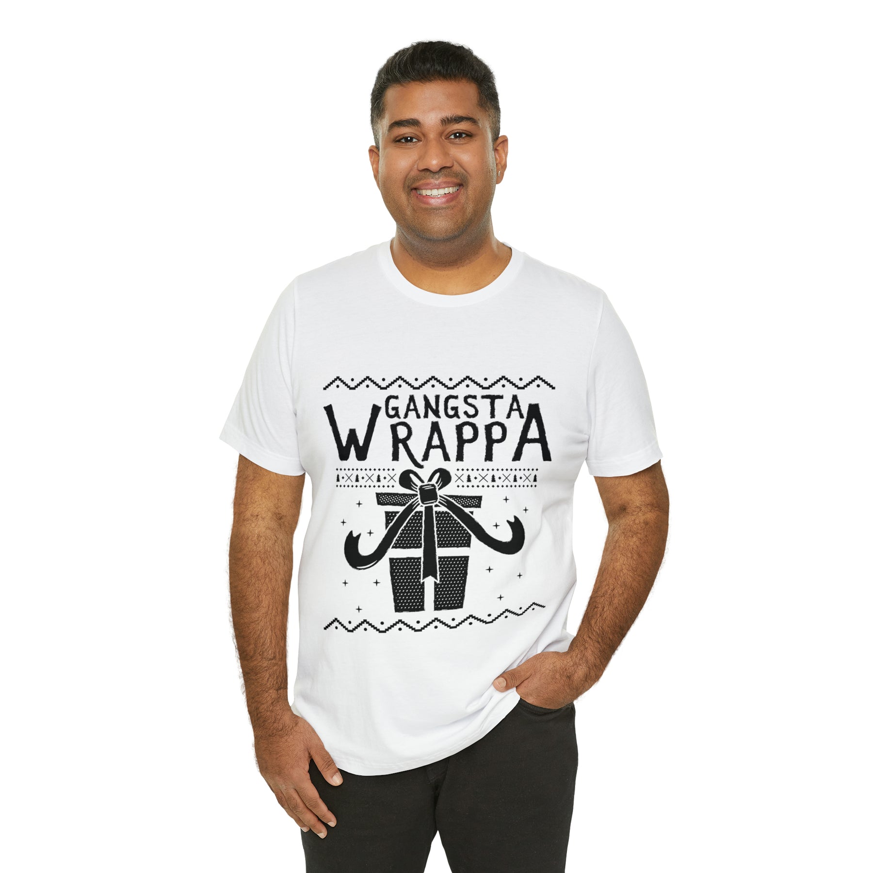Gangsta Wrapper - Unisex Jersey Short Sleeve Tee