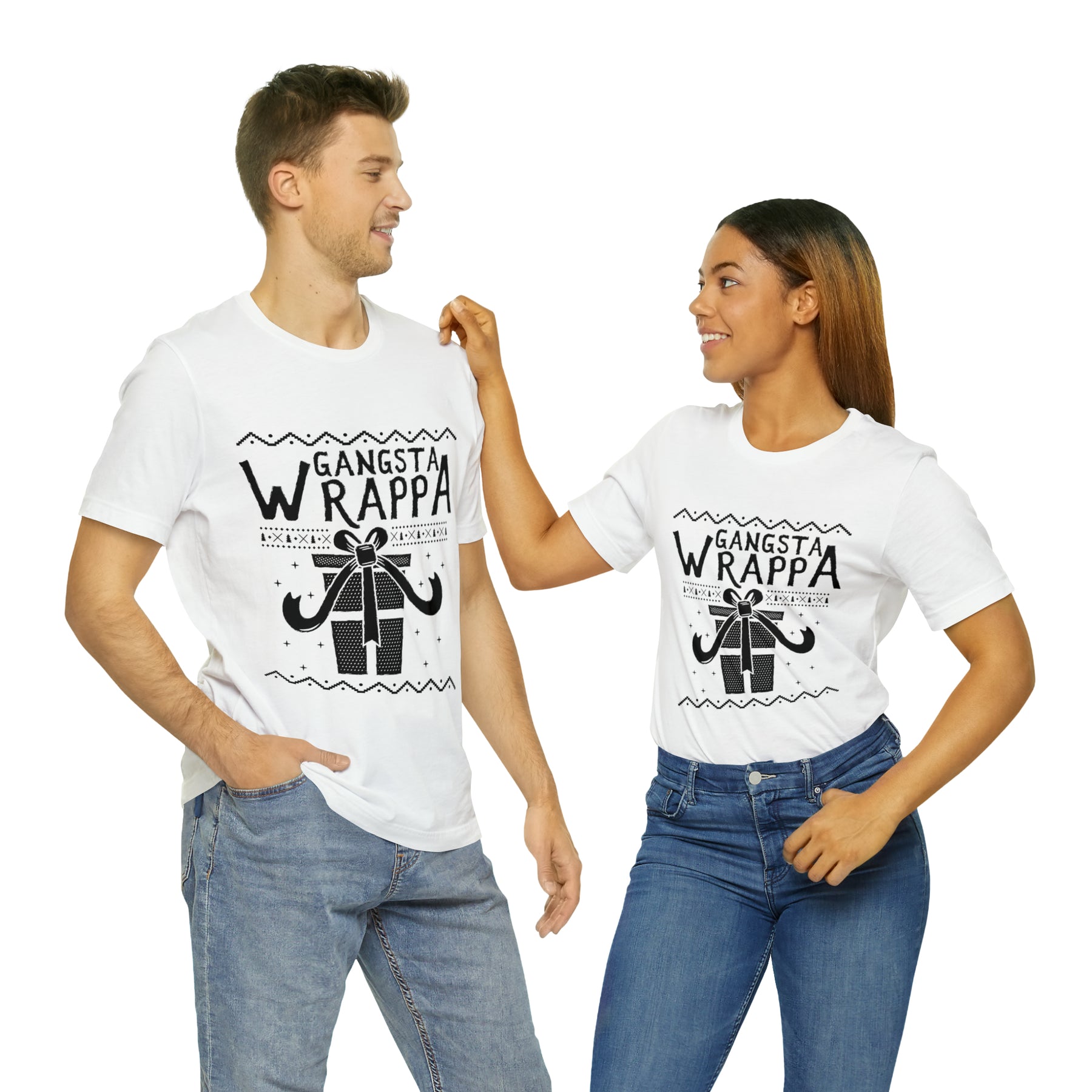 Gangsta Wrapper - Unisex Jersey Short Sleeve Tee