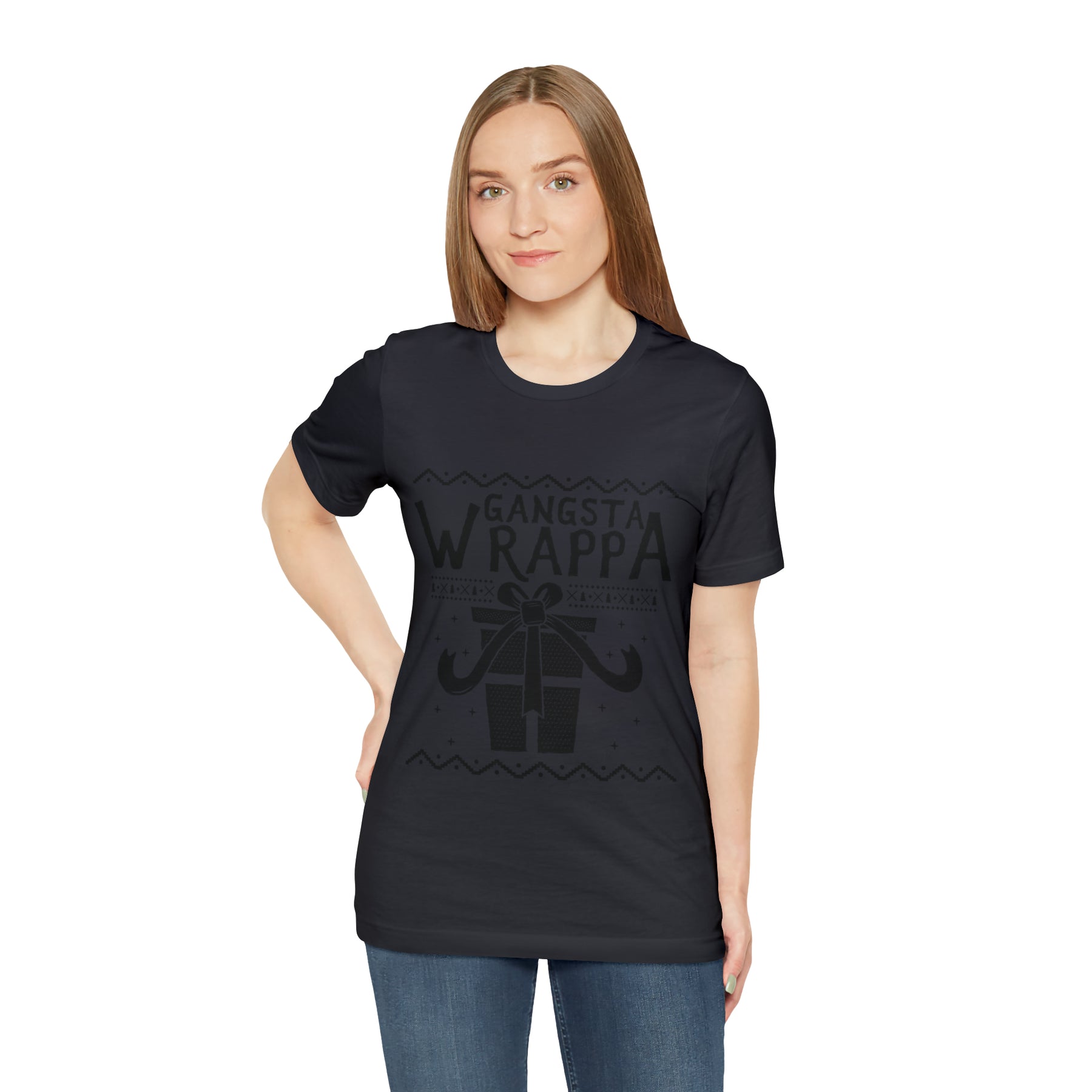 Gangsta Wrapper - Unisex Jersey Short Sleeve Tee