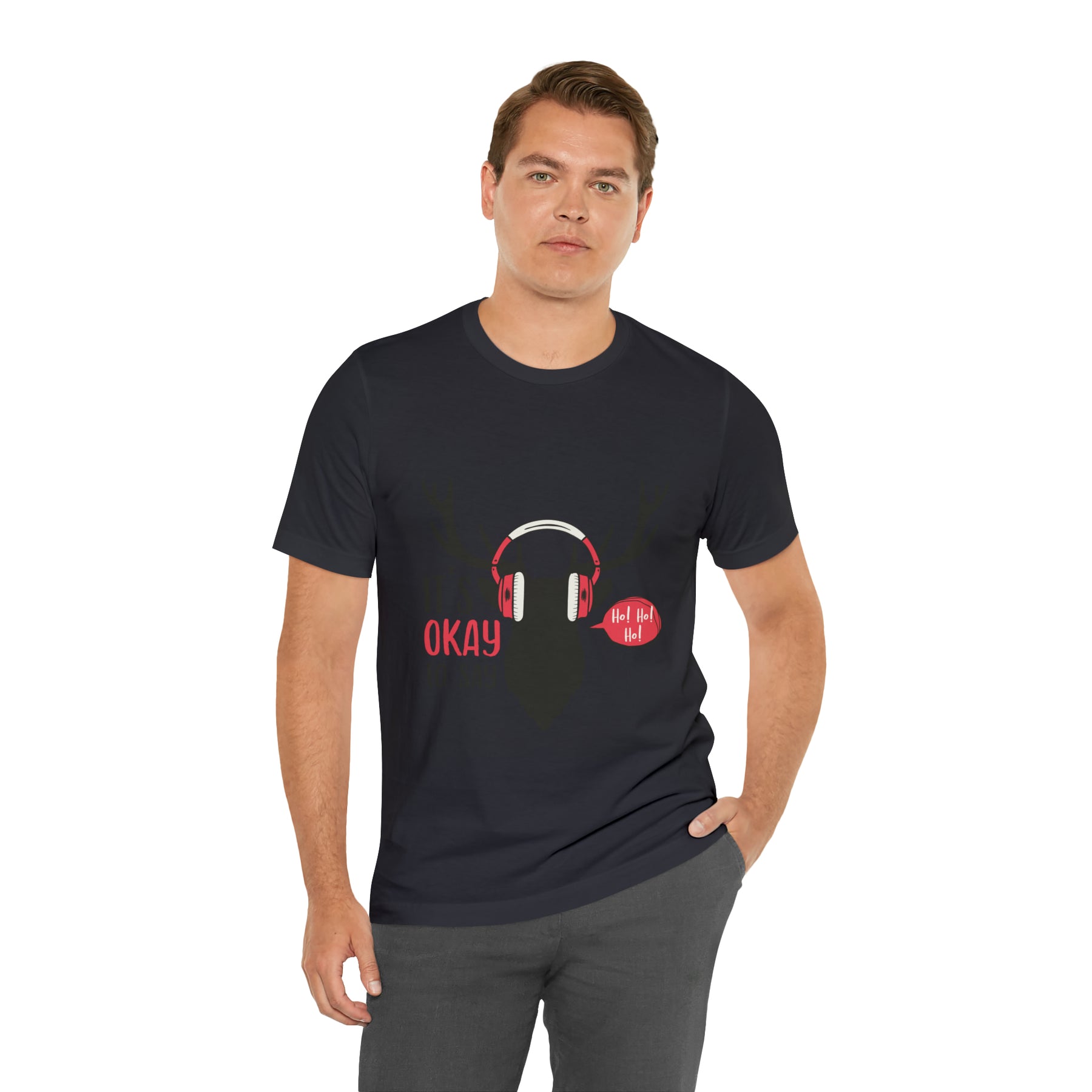 It's Okay To Say Ho Ho Ho - Unisex Jersey Short Sleeve Tee