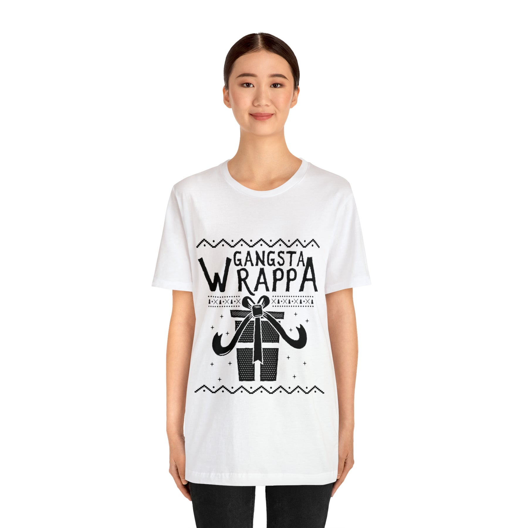 Gangsta Wrapper - Unisex Jersey Short Sleeve Tee