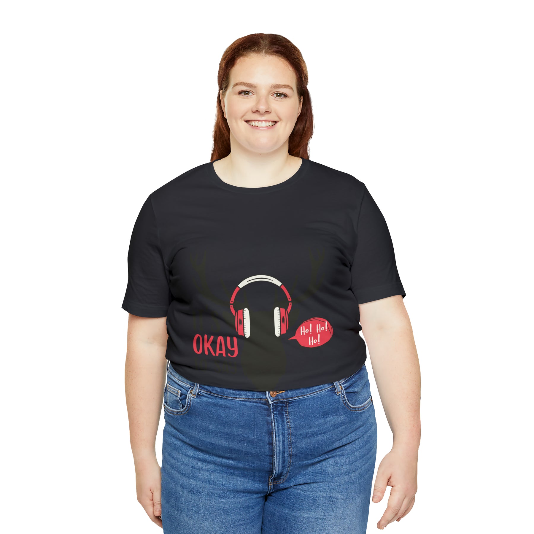 It's Okay To Say Ho Ho Ho - Unisex Jersey Short Sleeve Tee
