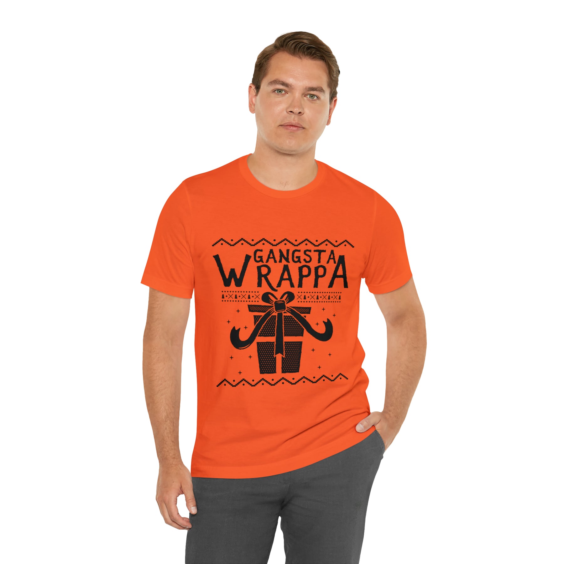 Gangsta Wrapper - Unisex Jersey Short Sleeve Tee