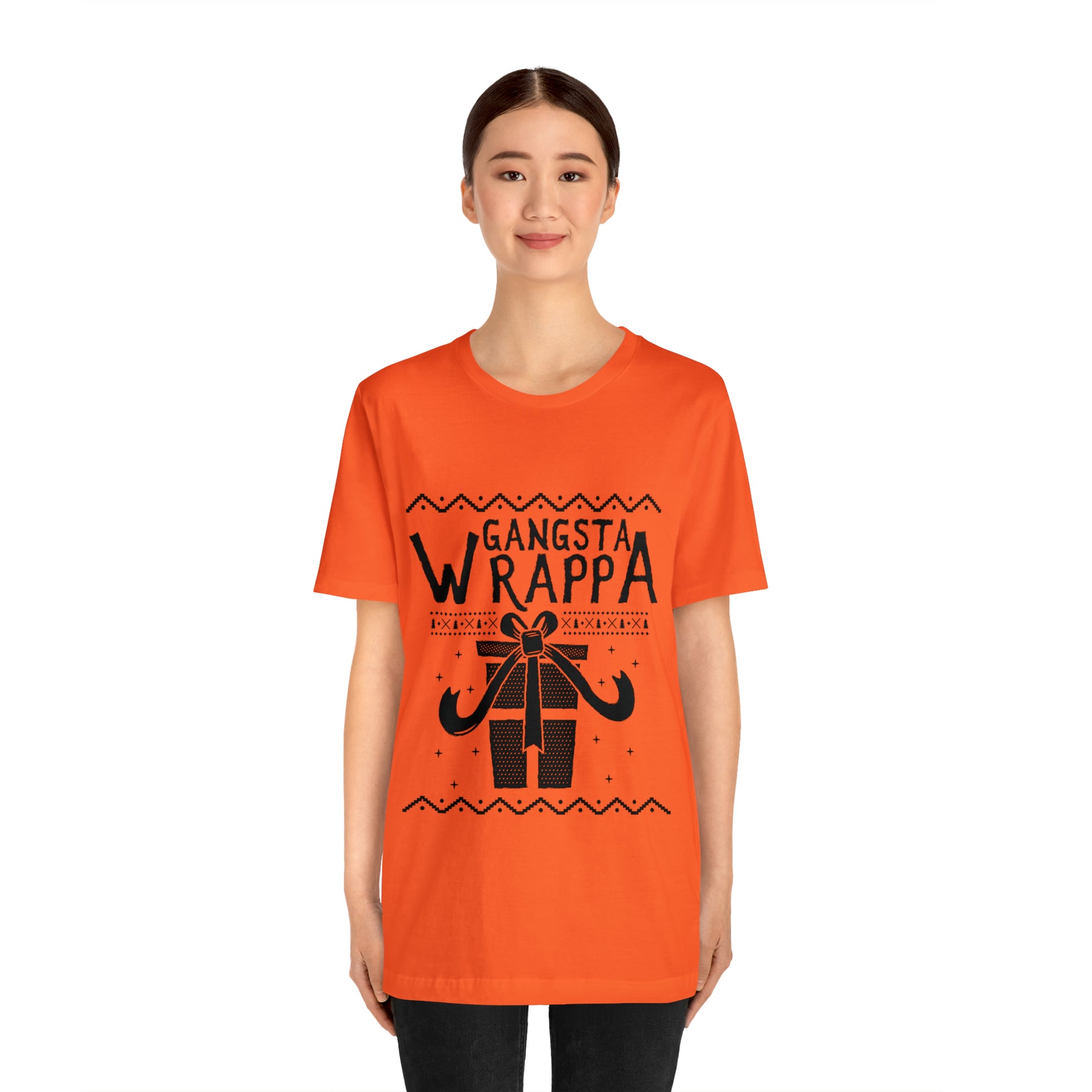 Gangsta Wrapper - Unisex Jersey Short Sleeve Tee