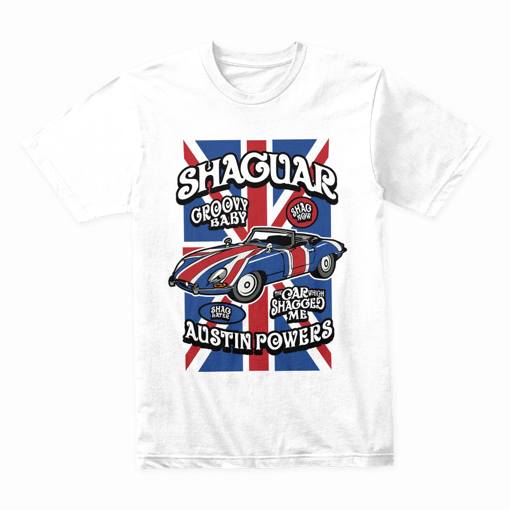 π¬π§ Shaguar T-Shirt β Groovy British Sports Car Design