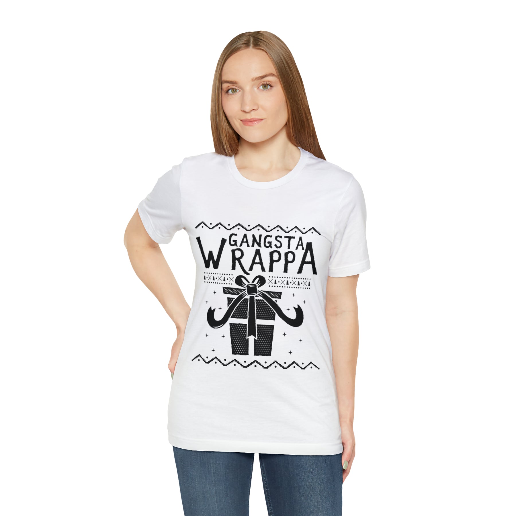 Gangsta Wrapper - Unisex Jersey Short Sleeve Tee