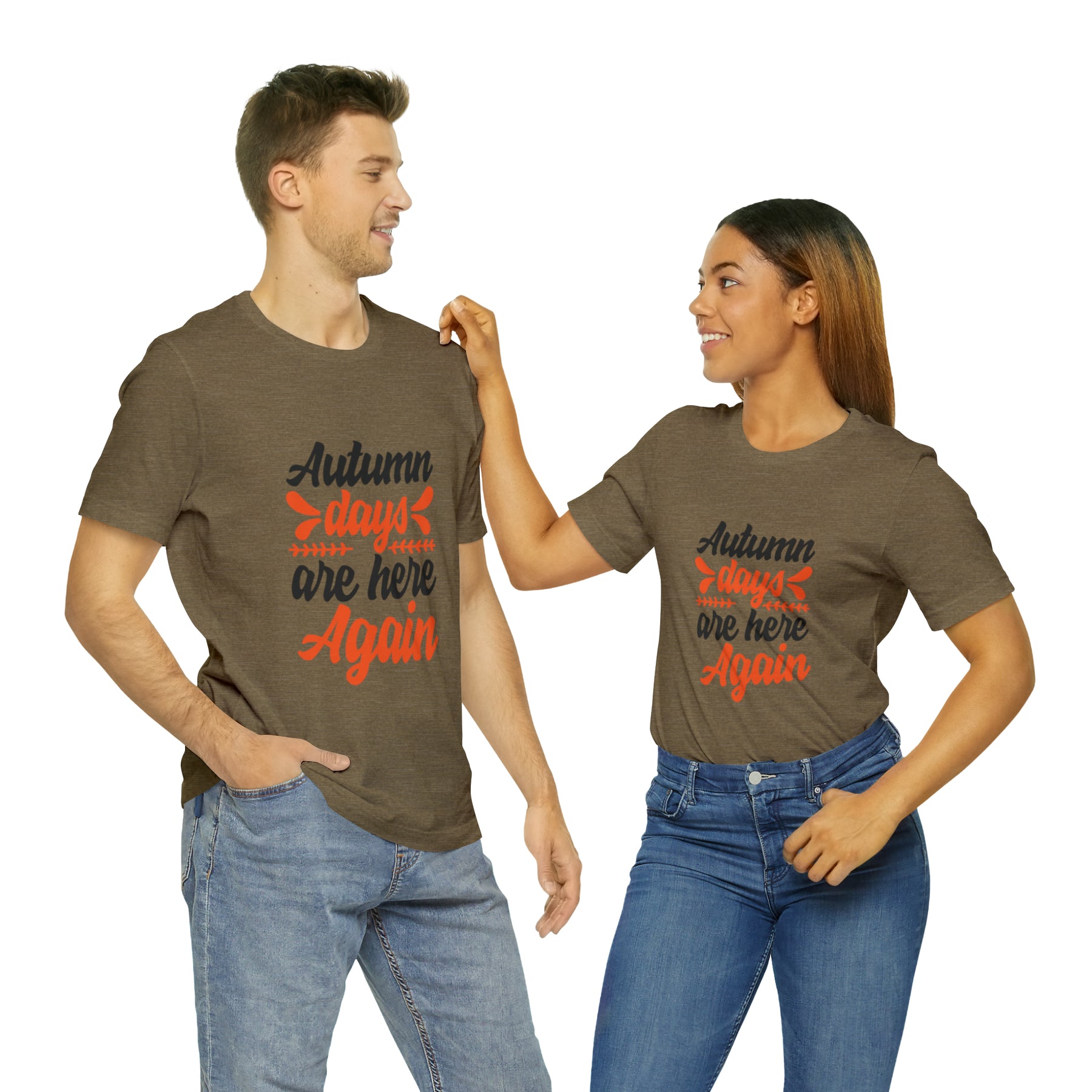 Autumn Days Are Here - Unisex Jersey Short Sleeve Tee