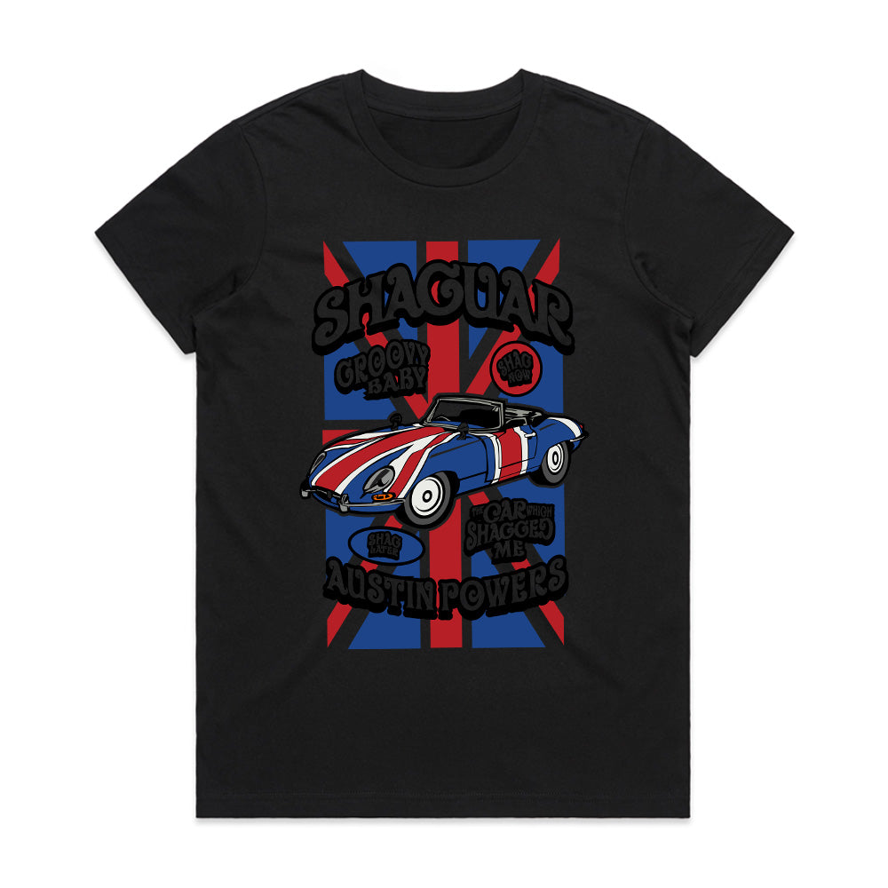π¬π§ Shaguar T-Shirt β Groovy British Sports Car Design