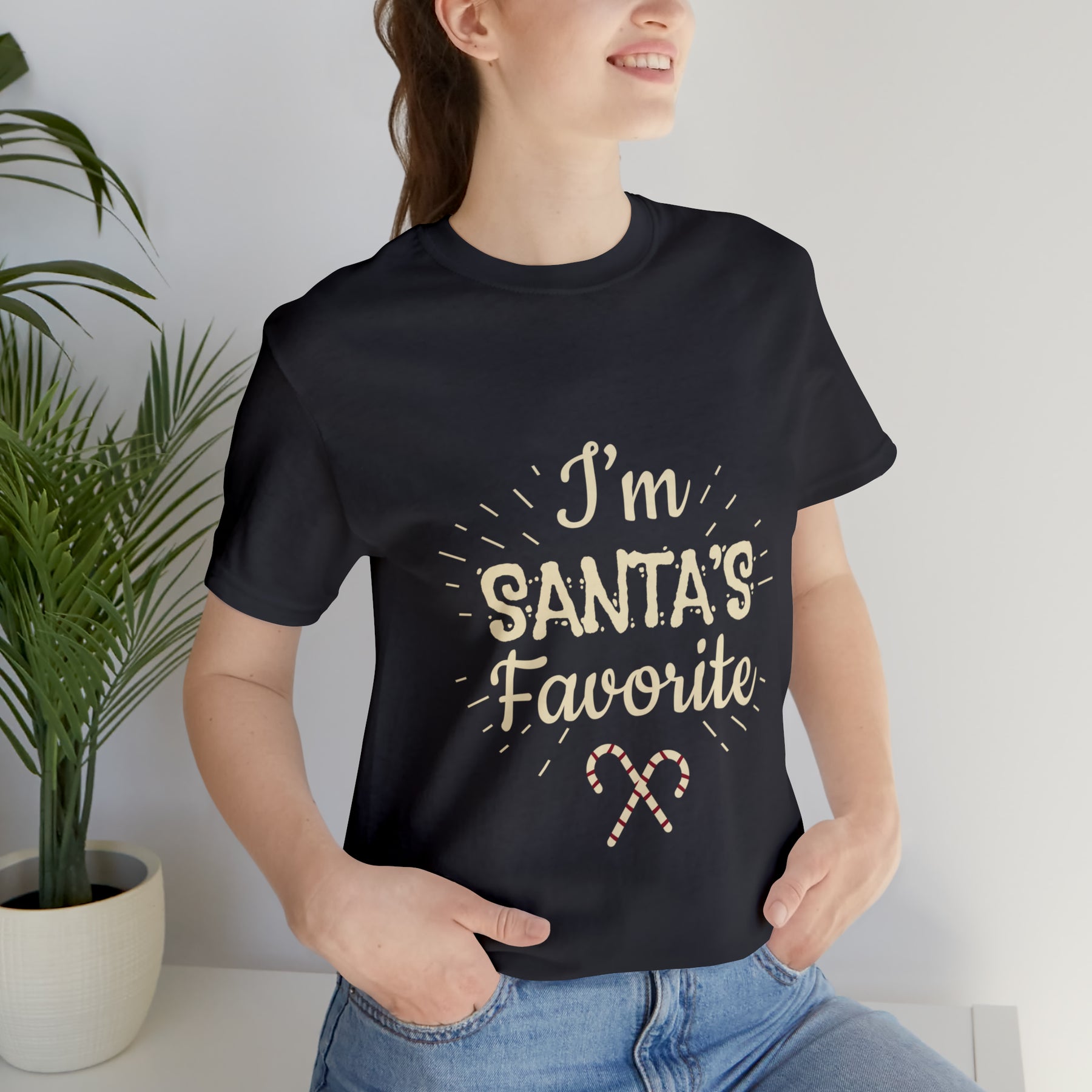 I'm Santa's Favorite - Unisex Jersey Short Sleeve Tee